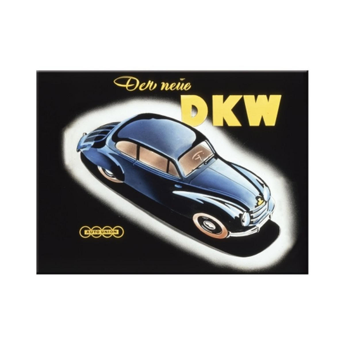 MAGNET 6/8 cm Traditionsmarken Audi DKW Auto - Multicolor, Metall (8/6/0.1cm) - Nostalgic-Art