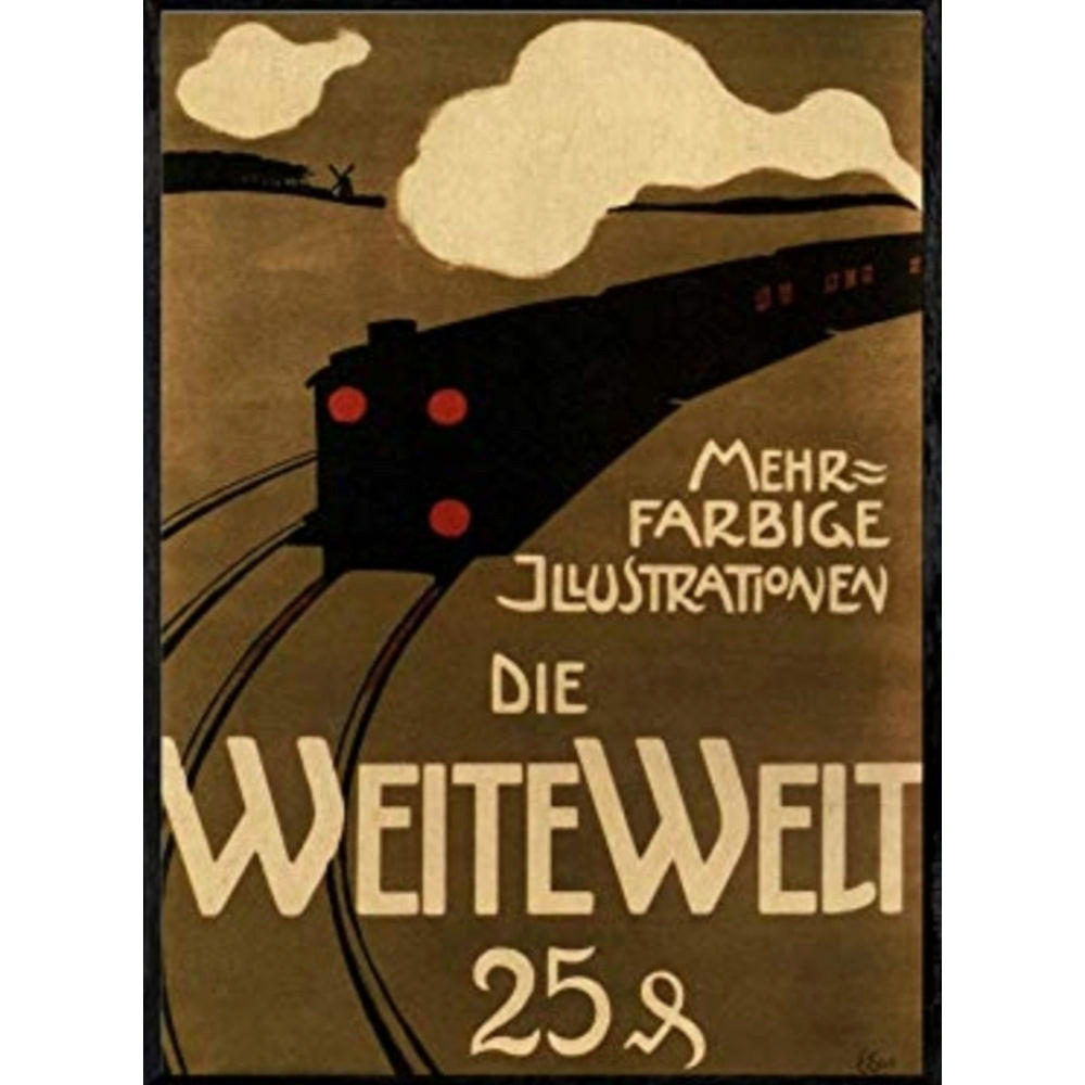 POSTER Deutsche Bahn A3 Rahmenlos - Klar, Papier (29.7/5/42cm) - Nacnic