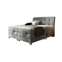 BOXSPRINGBETT DANTE - Grau, Holzwerkstoff (140/200cm) - Meblini