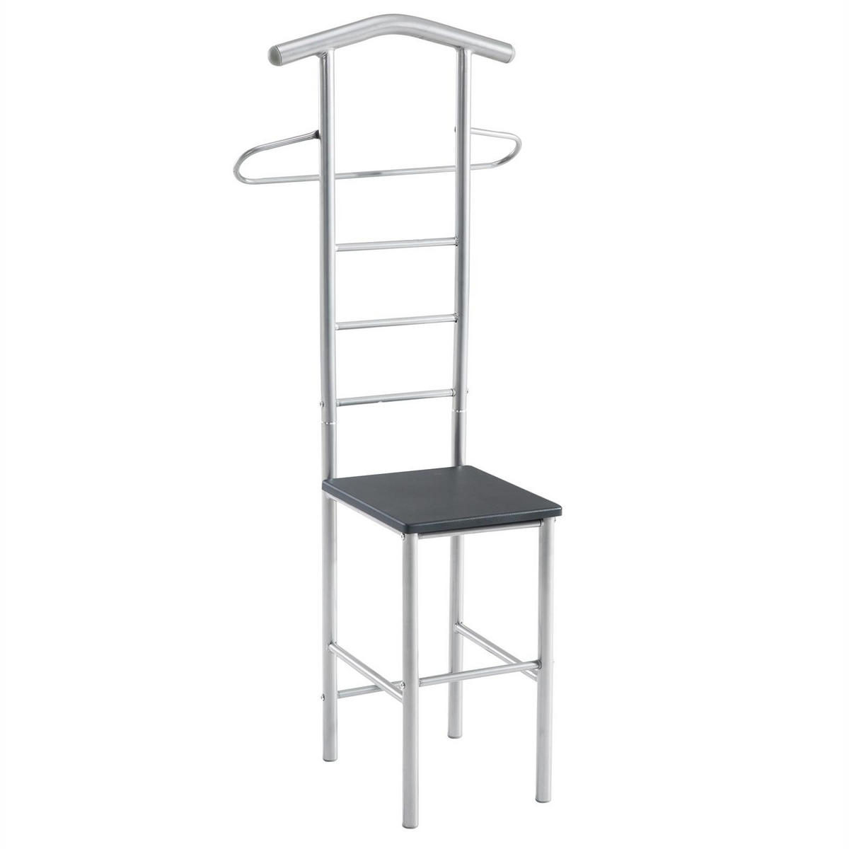 HERRENDIENER JIVO - Schwarz, Metall (53/121/47cm) - CARO-Möbel