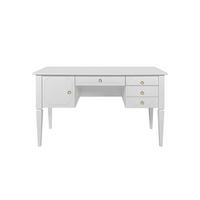 PSACÍ STŮL Royal Bílá - bílá, kompozitní dřevo (60/132/78cm) - Petits-meubles