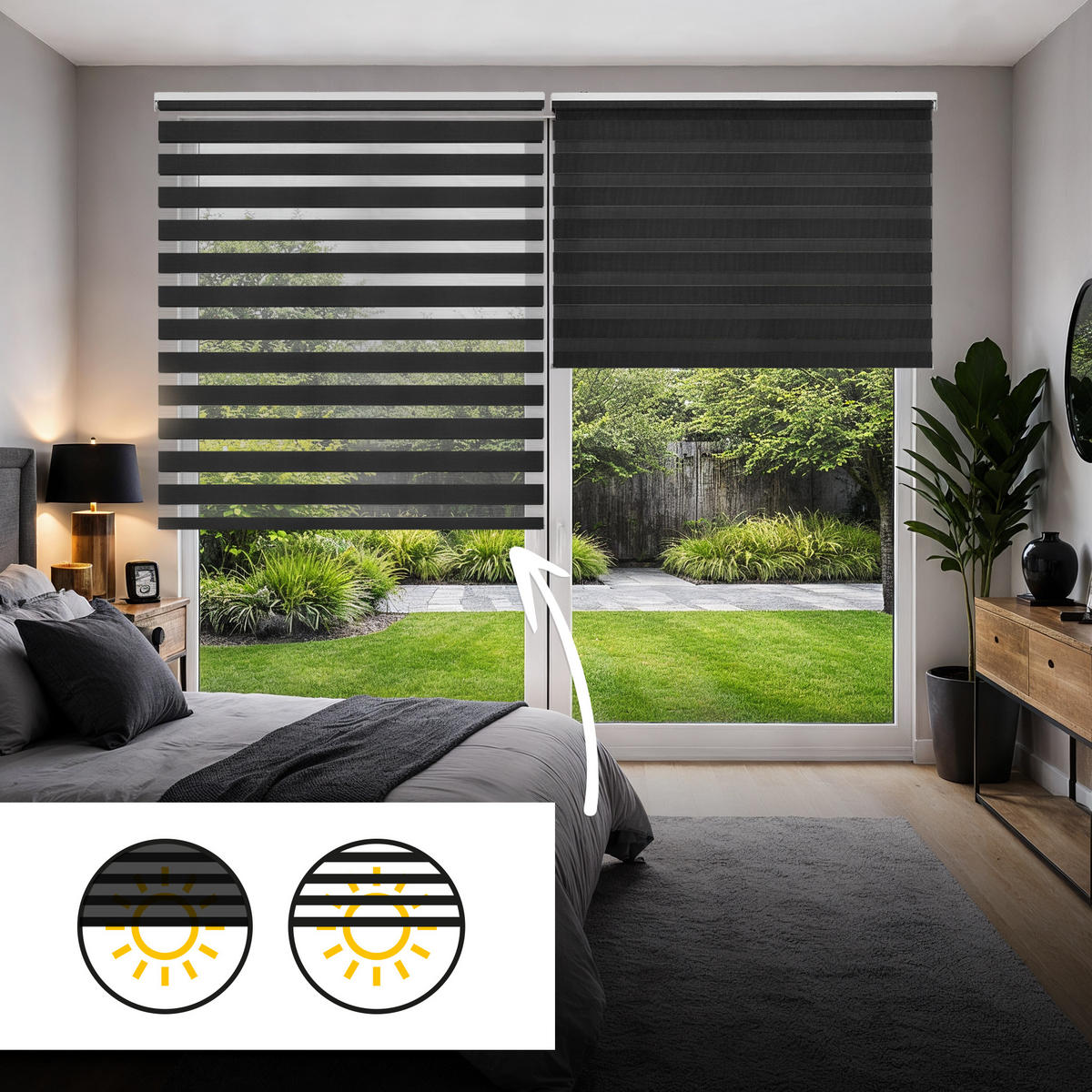 DOPPELROLLO Silber 160X250 - Silberfarben, Kunststoff (160/250cm) - STORESDECO