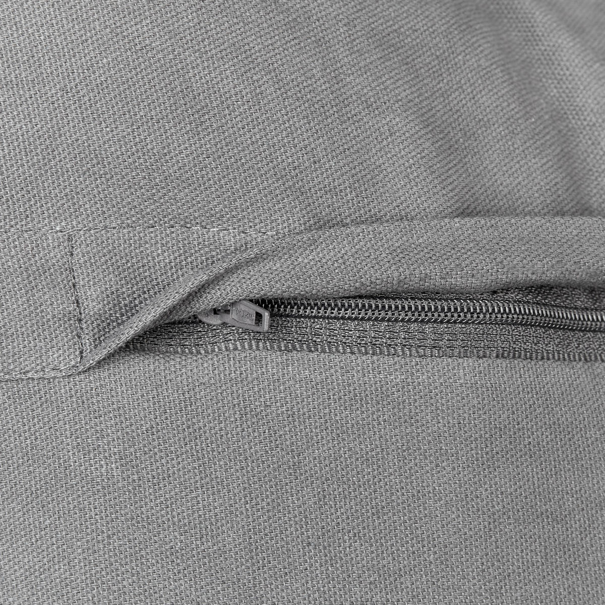 DEKOKISSEN 2er-Set Grau 45/45 cm Constylis - Grau, Textil (45/45cm) - Beliani