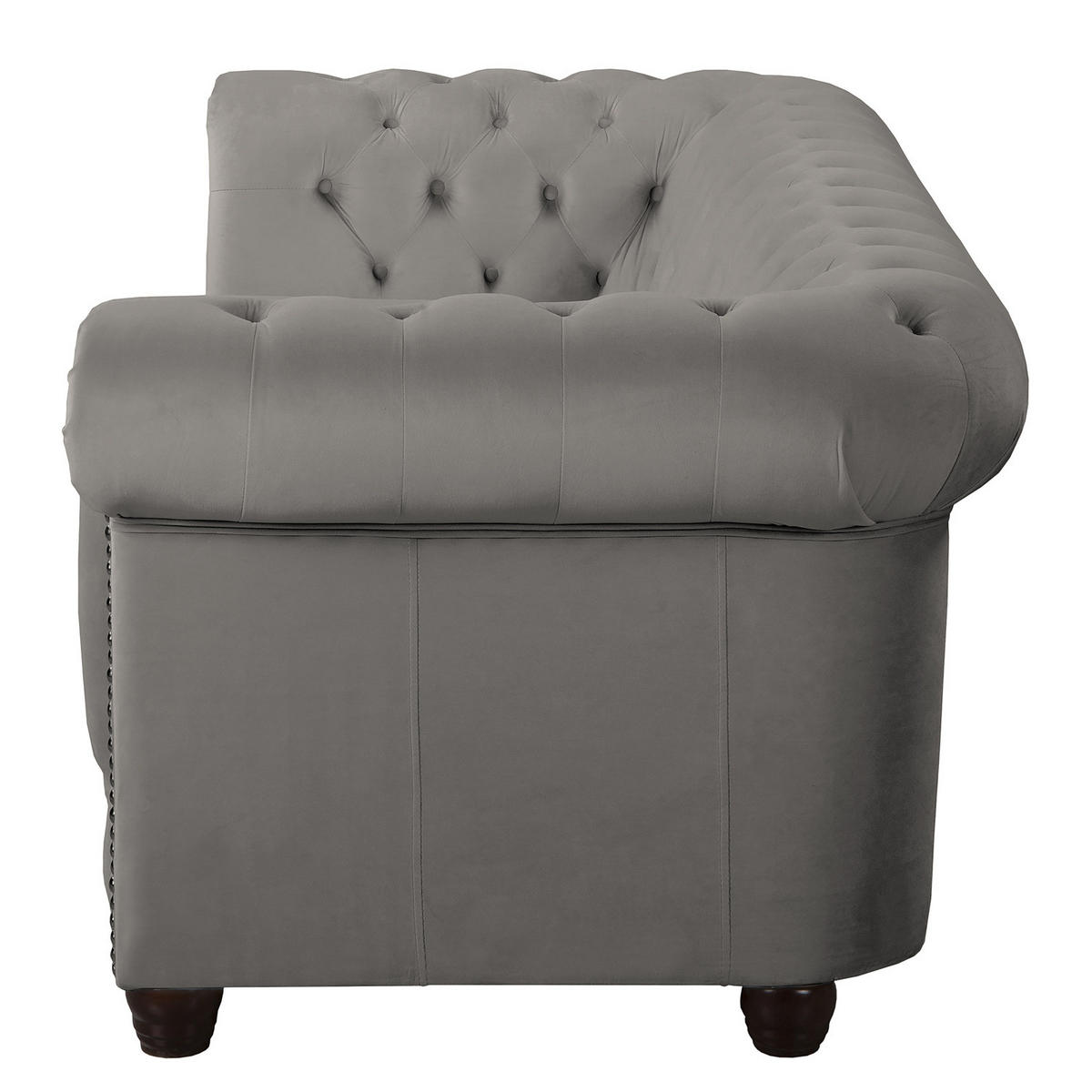 3-SITZER SOFA - Taupe, Textil (203/72/86cm) - home24