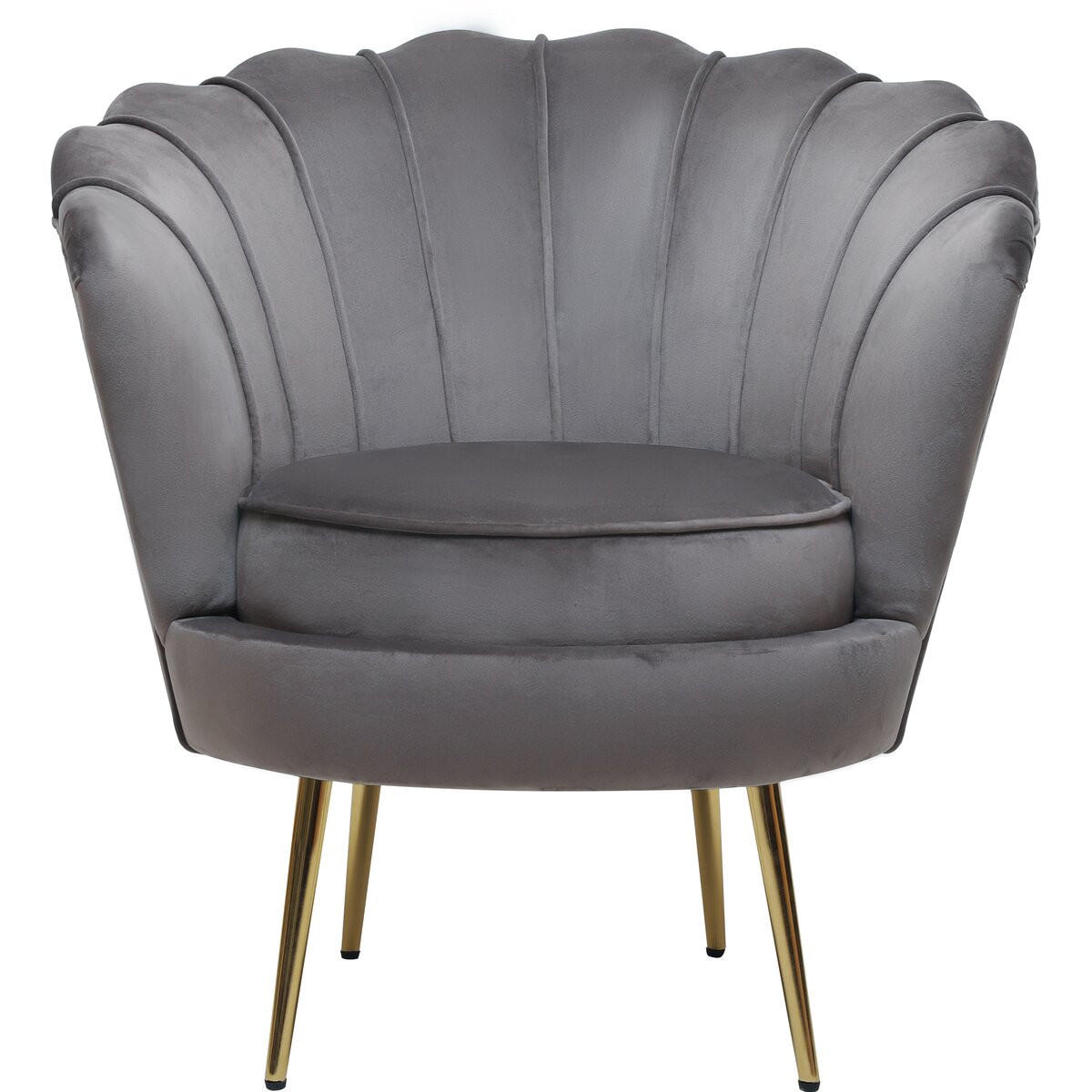 SESSEL - "Floria" - 75 x 68 x 77,5 cm - Grau - Grau, Textil (68/77.5/75cm) - Habitat Garten