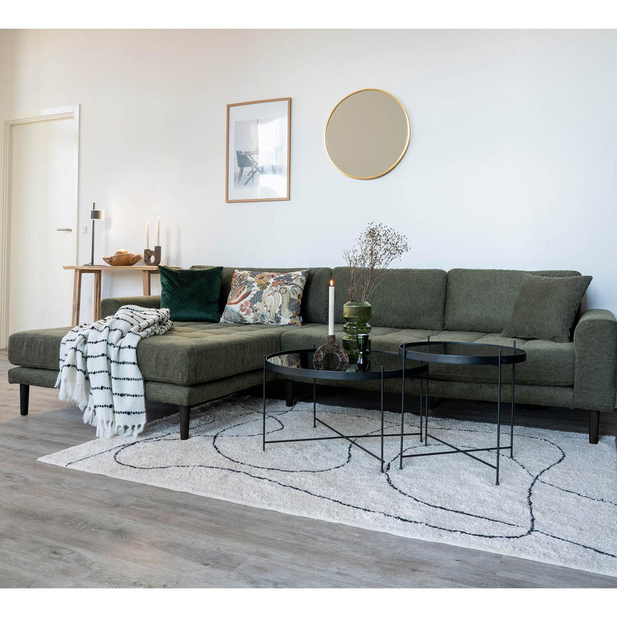 ECKSOFA grün - Grün, Textil (290/170cm) - ebuy24