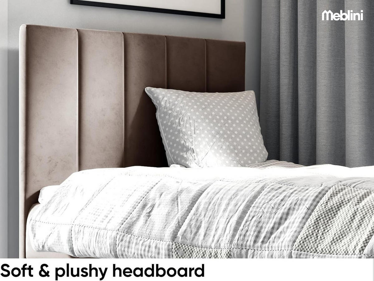 KINDERBETT MAYA 1 - Braun/Weiß, Holzwerkstoff (82/208cm) - Meblini