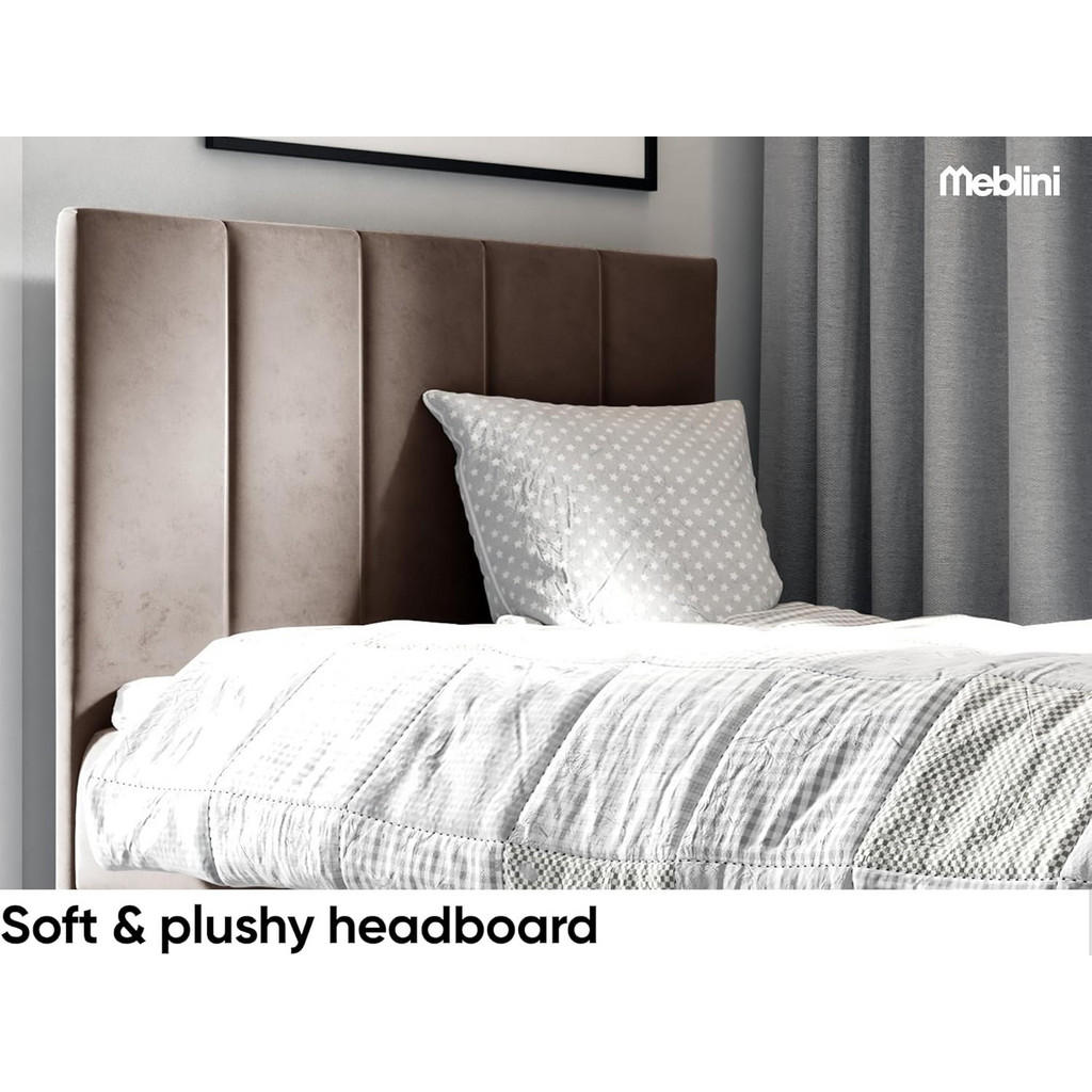 Thumbnail - Meblini Kinderbett, Braun, Weiß, Holzwerkstoff, 82x208 cm, Kinder- & Jugendzimmer, Kindermöbel, Kinderbetten, Kindereinz...