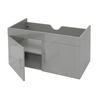 WASCHBECKENUNTERSCHRANK Grau - Grau, Holz (90/48/46cm) - MCW