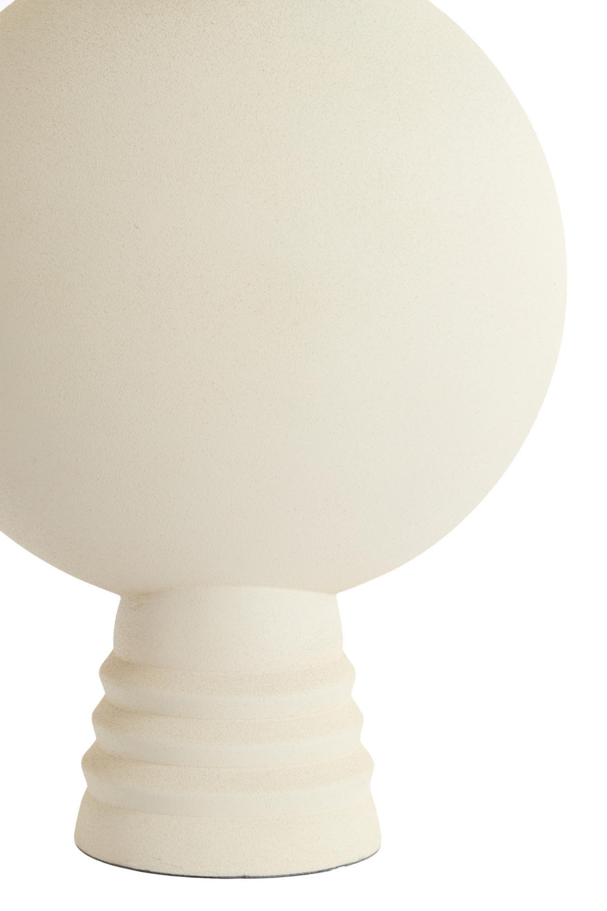 VASE Kavansi Weiß 14/14/40 cm - Weiß, Metall (40cm) - Light & Living