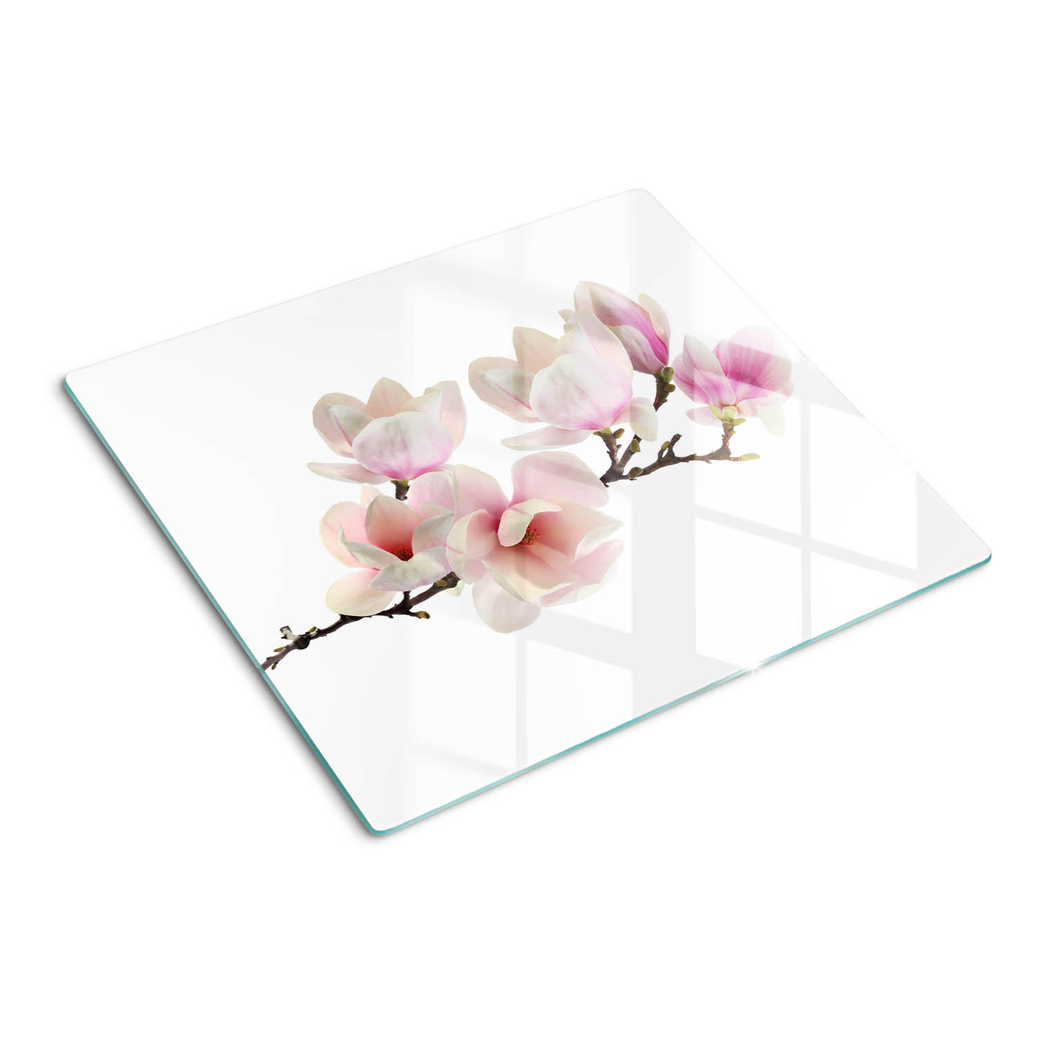 GLASPLATTE 60x52 cm Magnolie - Pink, Glas (60/0.4/52cm) - TULUP