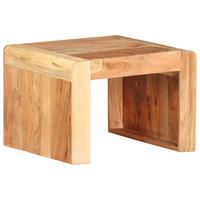BEISTELLTISCH 43/40/30 Cm Akazie Massivholz - Braun, Holz (43/40/30cm) - vidaXL