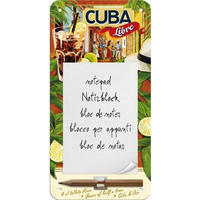 NOTIZBLOCKSCHILD Cuba Libre - Multicolor, Metall (10/1/0.9cm) - Nostalgic-Art