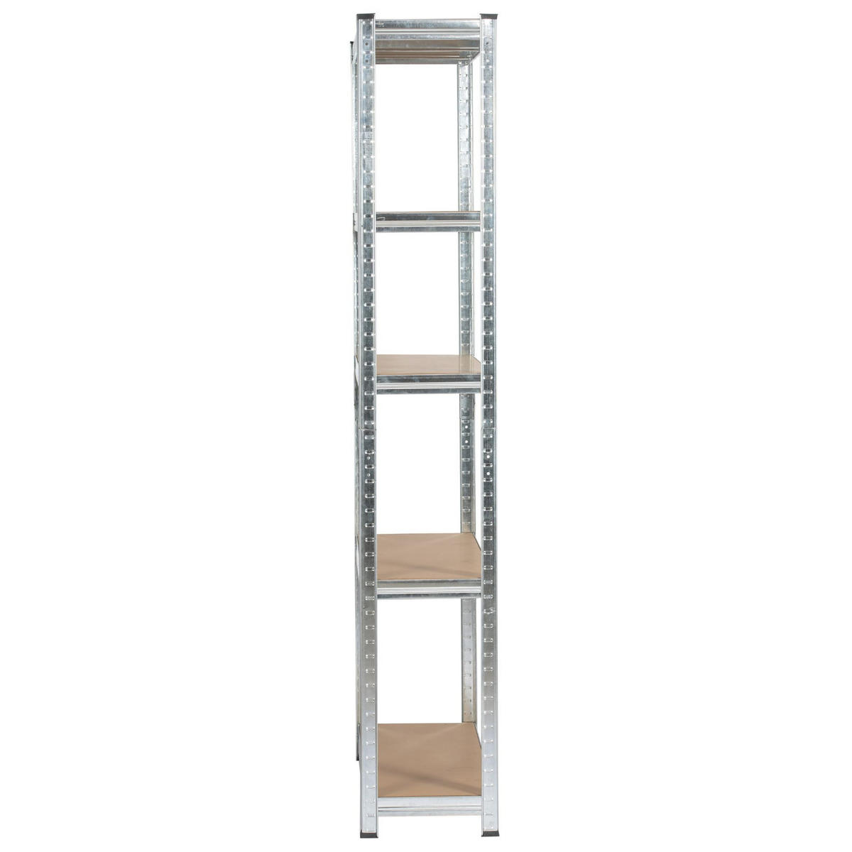 SCHWERLASTREGAL galvanisiertes Silber 90x30x180 cm - Silberfarben, Metall (90/180/30cm) - Akord