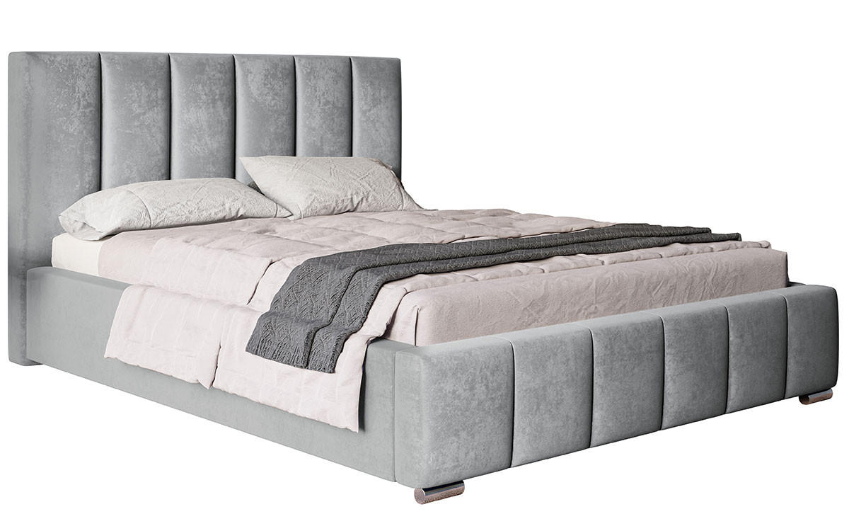 BETT Grau BEN 1 Polsterbett 180x200 cm - Grau, Textil (180/200cm) - Sepro Meble