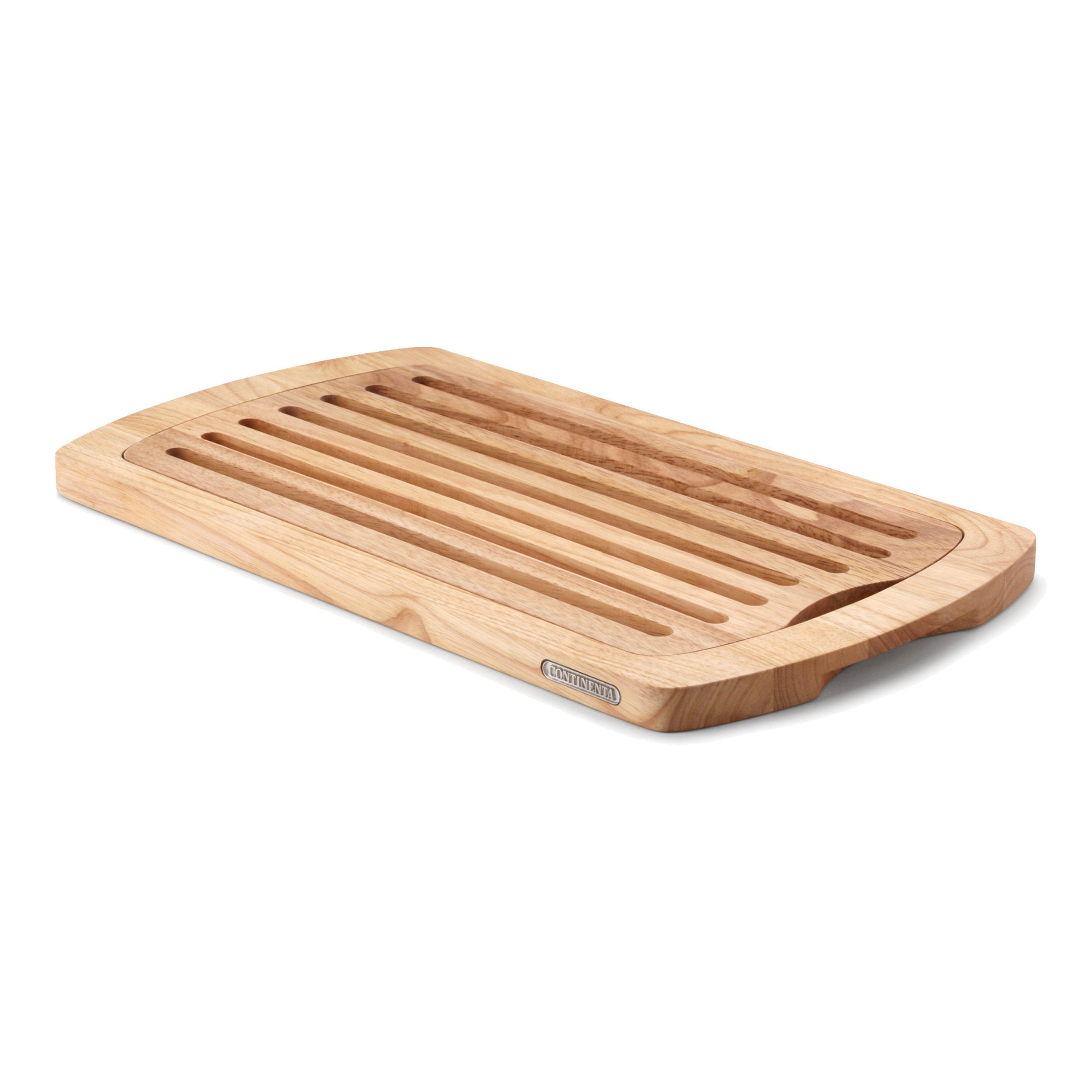BROTSCHNEIDEBRETT Gummibaumholz, 45 x 26 cm - Braun, Holz (26/46cm) - Continenta