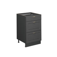 SPODNÍ SKŘÍŇKA KUCHYŇSKÉ LINKY Fame-Line Anthrazit-Gold Landhaus - antracitová, kompozitní dřevo (50/82/51.6cm) - Vicco