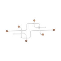 WANDGARDEROBE Metro 60/4/26 cm - Weiß, Metall (4/26/60cm) - Present Time