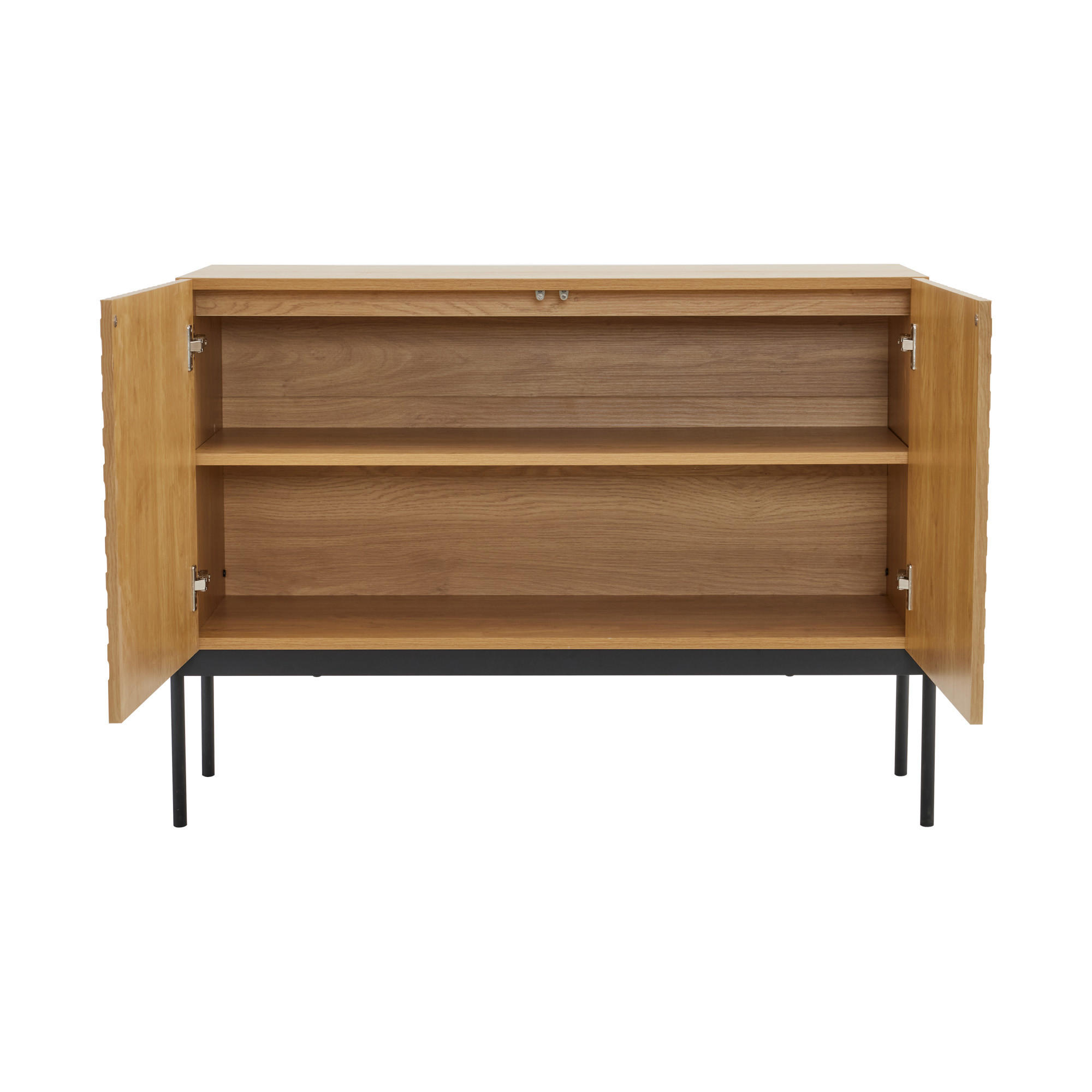 SIDEBOARD Braun 100/40/70 cm - Braun, Holzwerkstoff/Metall (40/70/100cm) - Urban Meuble