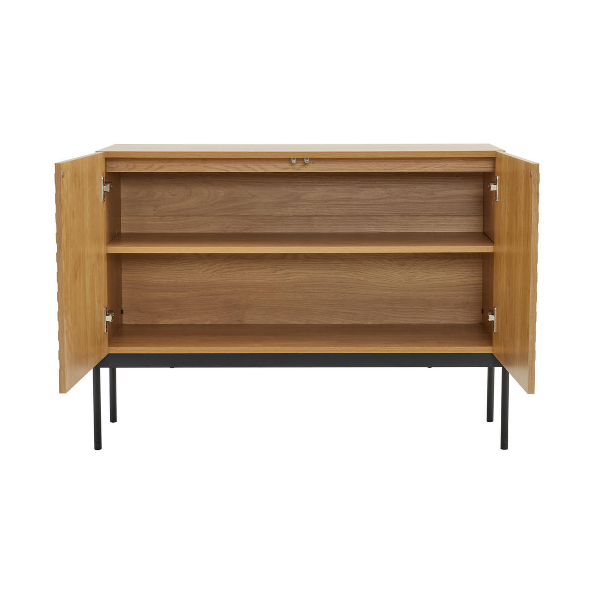 SIDEBOARD Braun 100/40/70 cm - Braun, Holzwerkstoff/Metall (40/70/100cm) - Urban Meuble