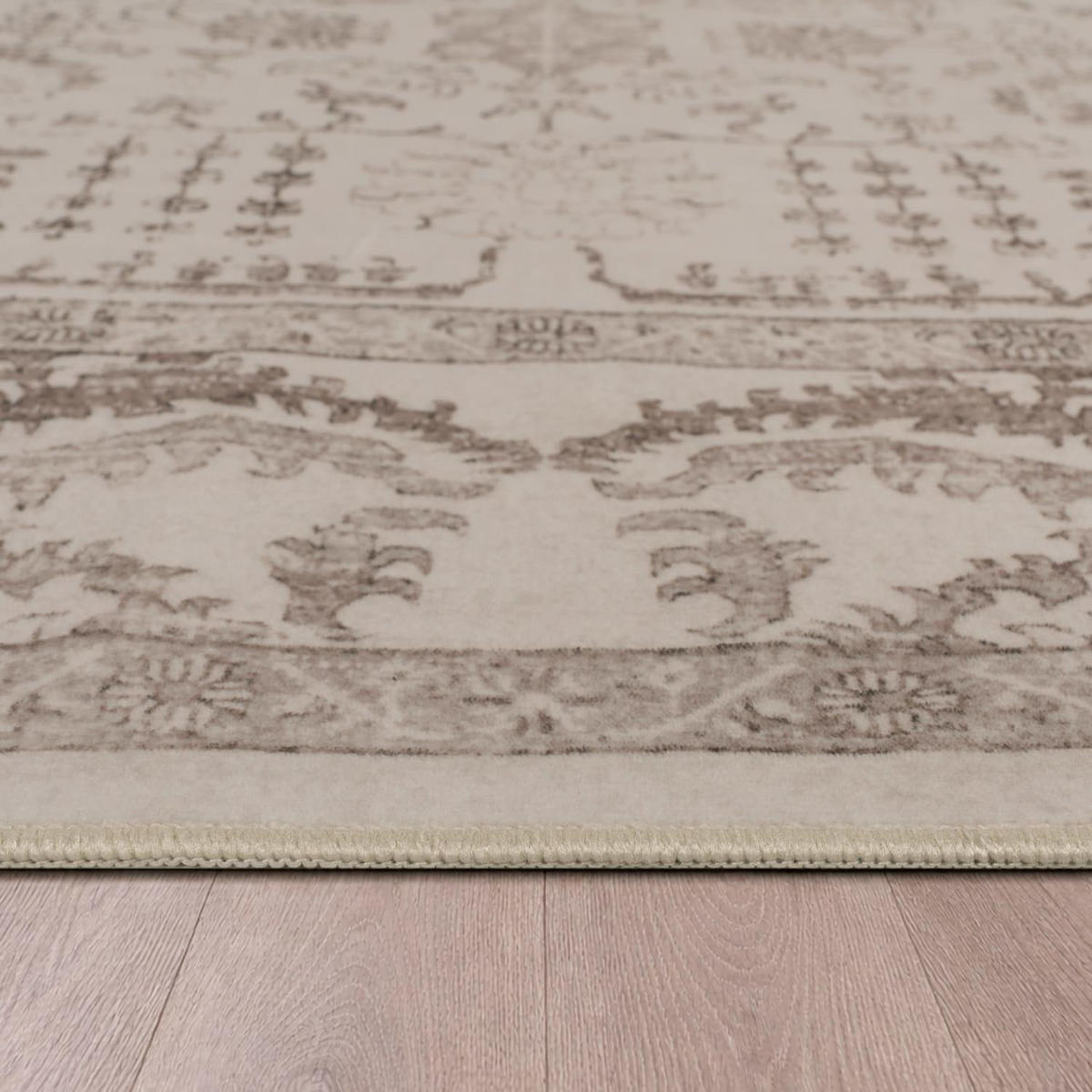 KURZFLOR-TEPPICH SEMER 427 BEIGE 120X160 - Beige, Kunststoff (120/160cm) - Paco Home