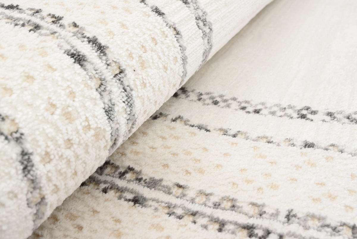 TEPPICH HERA Weiß 80/150 cm - Weiß, Textil (80/150cm) - Tapiso