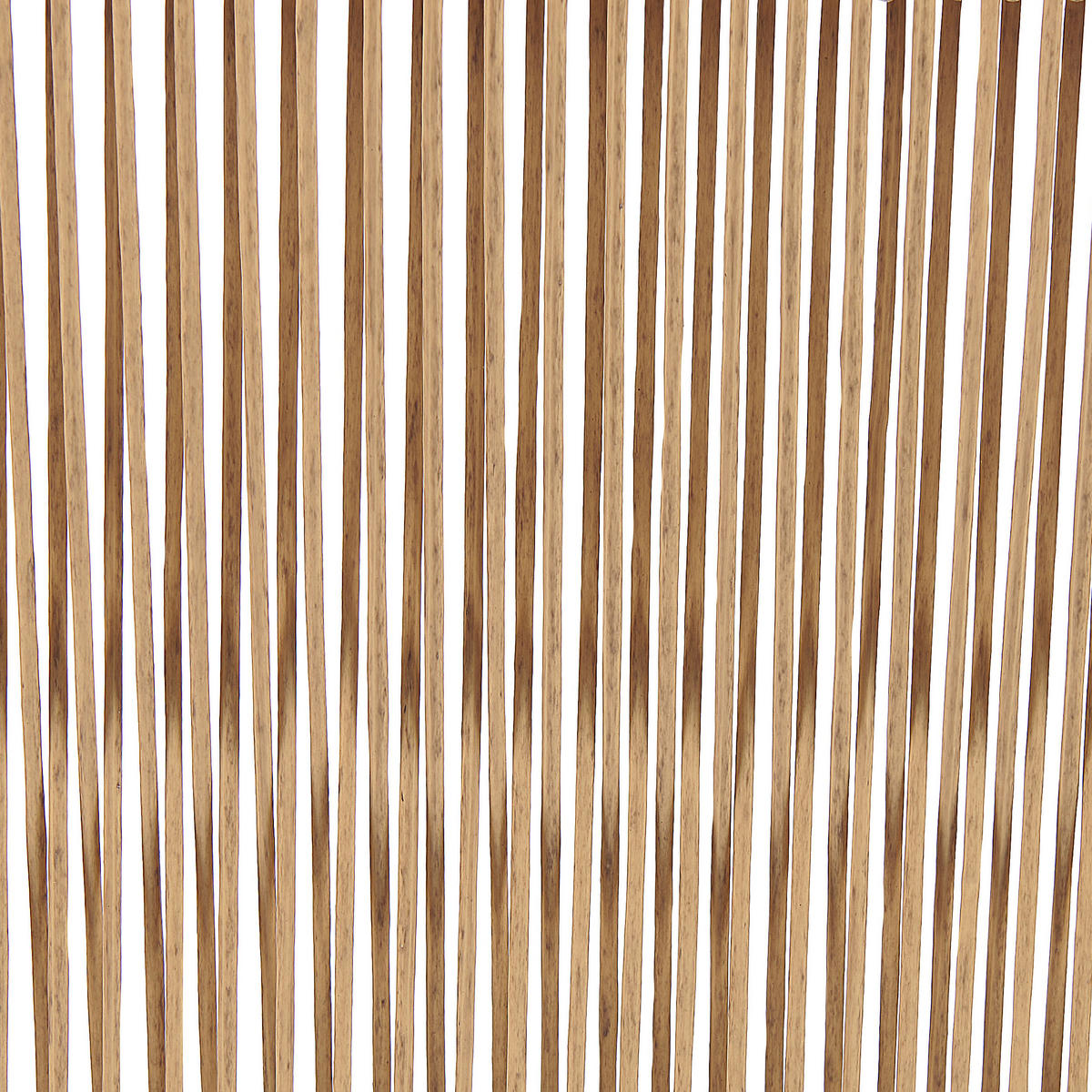 BALKONSET 2-Sitzer Rattan natürlich Auflagen hellbeige Gargano - Beige/Naturfarben, Kunststoff/Textil - Beliani