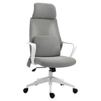 BÜROSTUHL Massagesessel Chefsessel mit Massagefunktion höhenverstellbar Grau - Grau, Kunststoff (60/122/62cm) - Vinsetto
