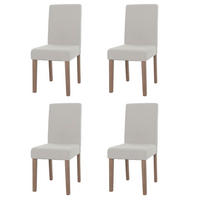 ESSZIMMERSTUHL Cremeweiß 4er-Set - Weiß, Textil (42/90/50cm) - MCW