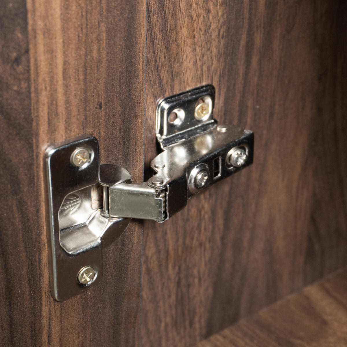 SCHUHSCHRANK 80/35,5/110 cm in dunkler Holzoptik mit 5 Fächern - Naturfarben, Holzwerkstoff (80/110/35.5cm) - Flora Grace