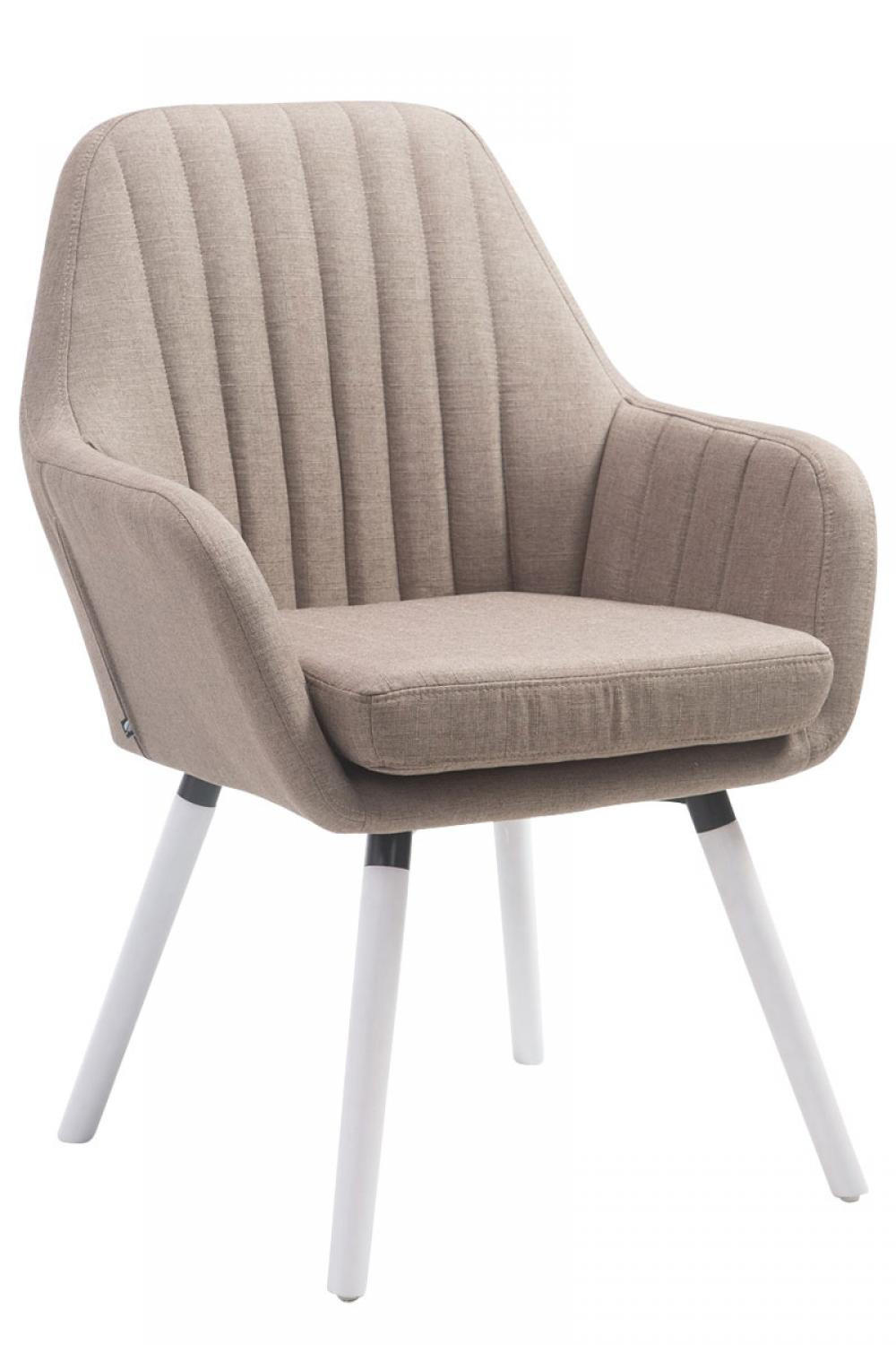 CLP Armlehnenstuhl Taupe 67x93x58 cm