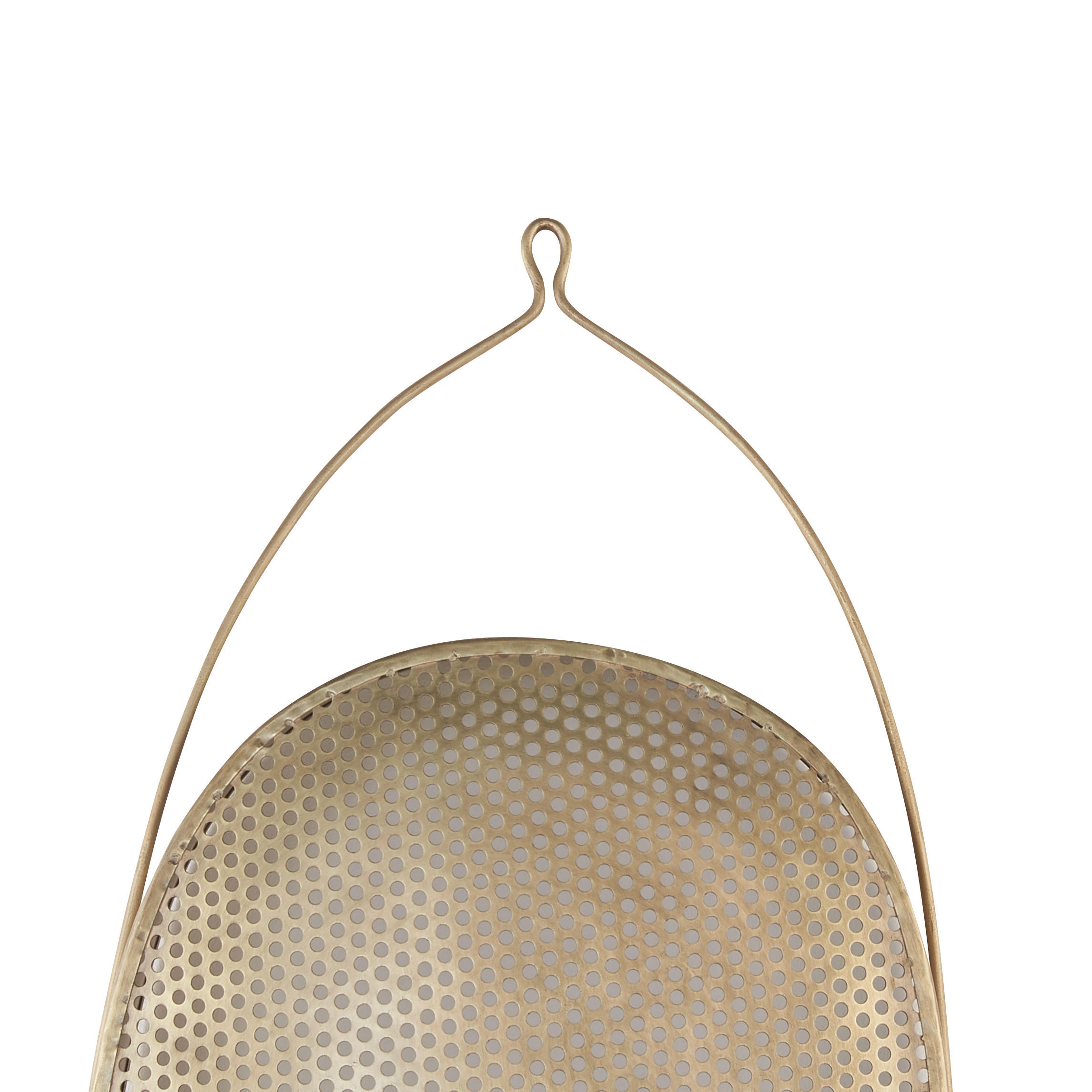Beliani Wandleuchte Messing 30x78x10 cm