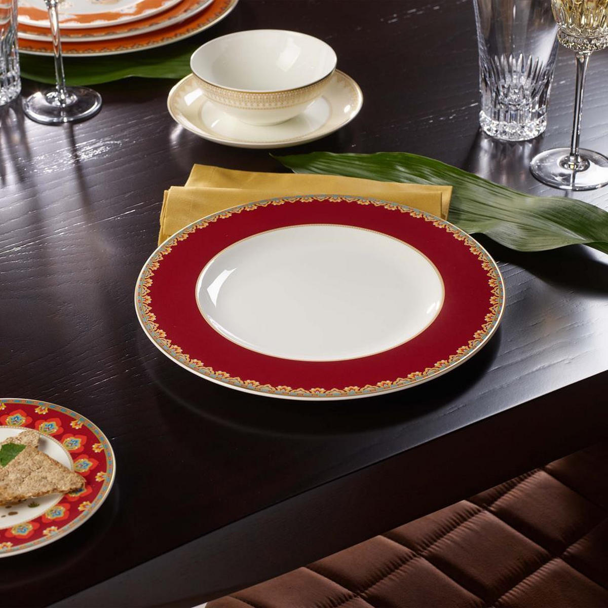 SPEISETELLER Samarkand Rubin bunt ø 27,7 cm 6er Set - Multicolor, Keramik (27.7cm) - Villeroy & Boch