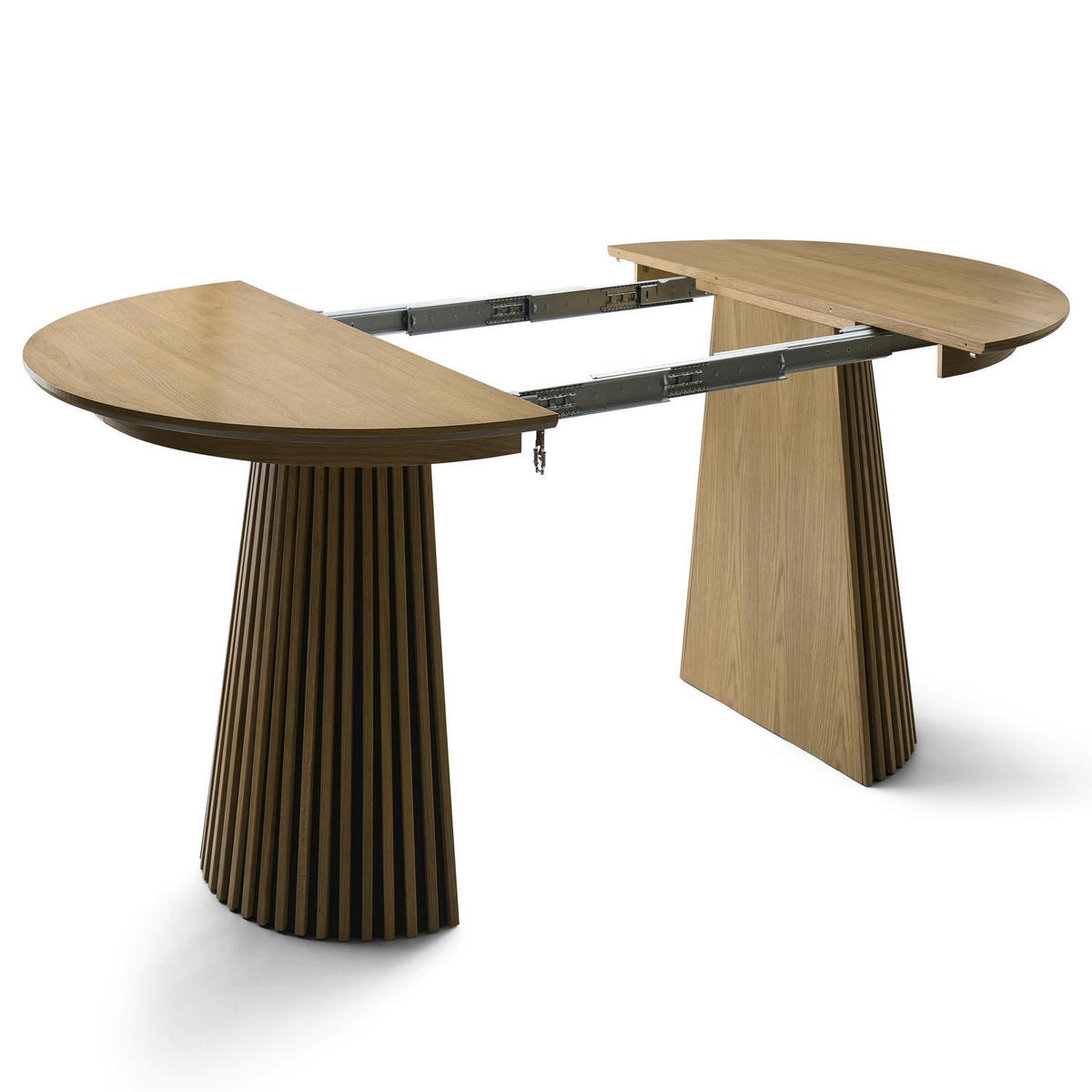 ESSTISCH 120/120/75 Eichefarben rund - Eichefarben/Braun, Holzwerkstoff (120/120/75cm) - Furnhouse