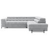 ECKSOFA Ferrucio R - Grau (Paros 05) - Grau, Holzwerkstoff (276/200cm) - Möblo