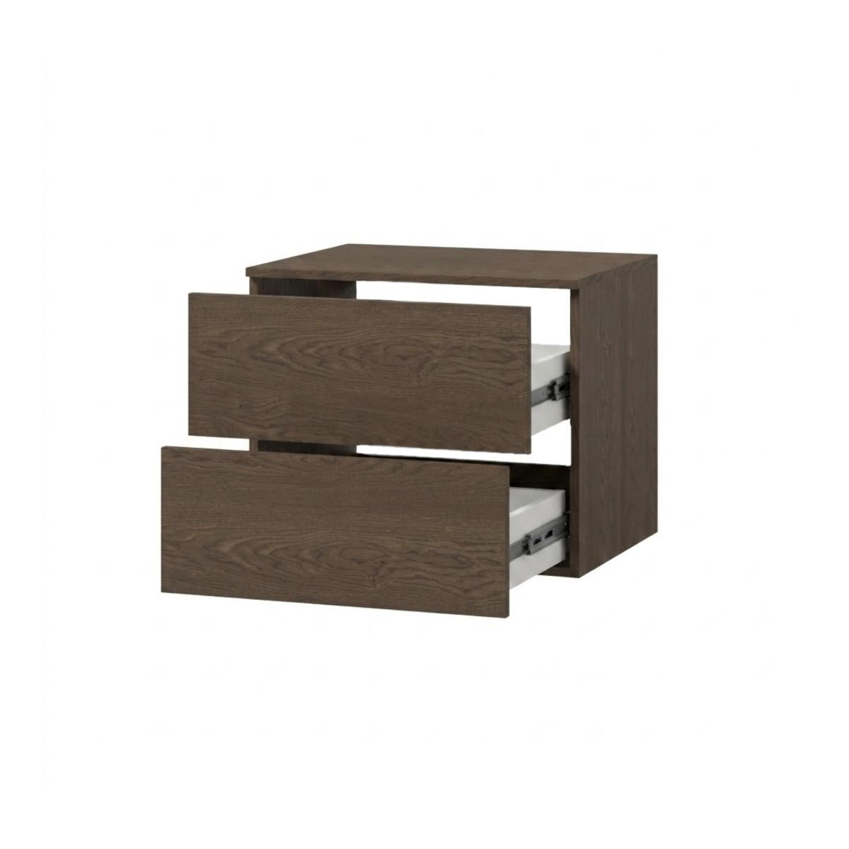 WASCHTISCHUNTERSCHRANK Color 2S 60 Baltic Storm - Walnussfarben, Holzwerkstoff (60/50/45cm) - mzm24