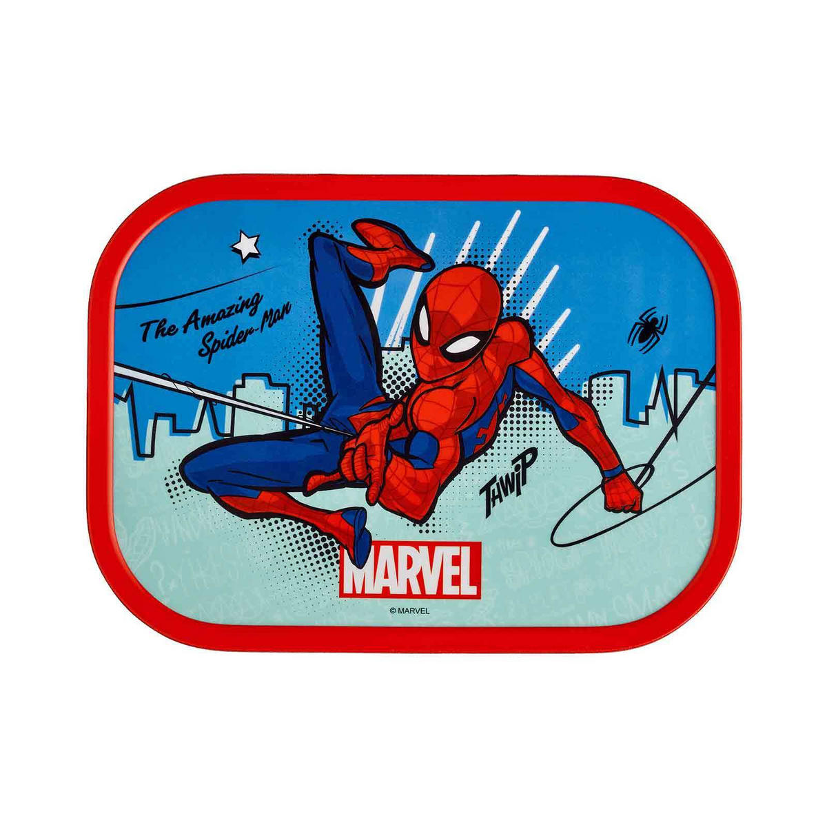 BROTDOSE Campus Spiderman 700 ml - Blau/Rot, Kunststoff (13.2/6.1/17.8cm) - Mepal