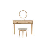 KONSOLE Elin, Natur Massiveiche - Beige, Holz (100/78.5/42cm) - WOODEK