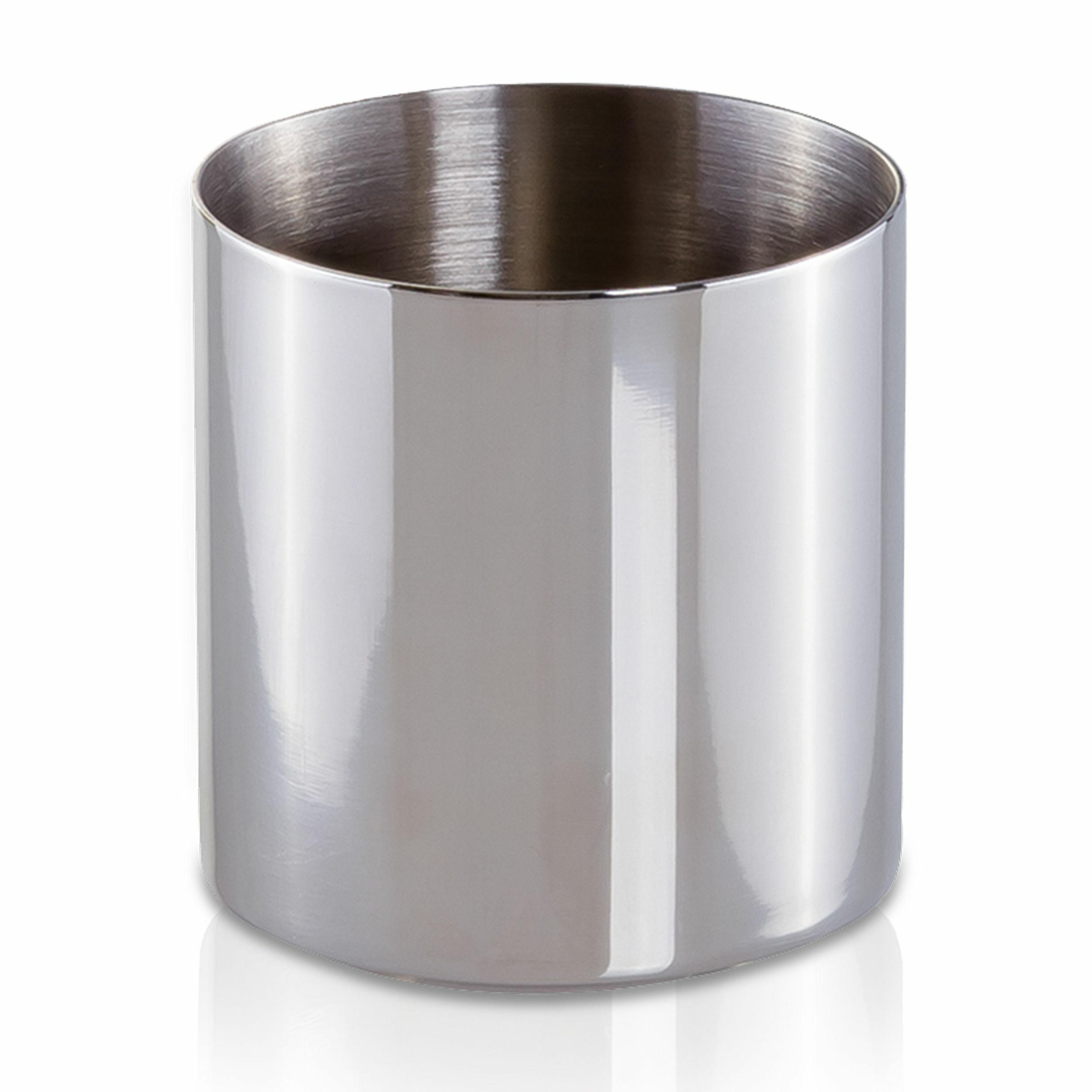 ZAHNBÜRSTENHALTER DECO - Silberfarben, Metall (8/8/8cm) - MÖVE