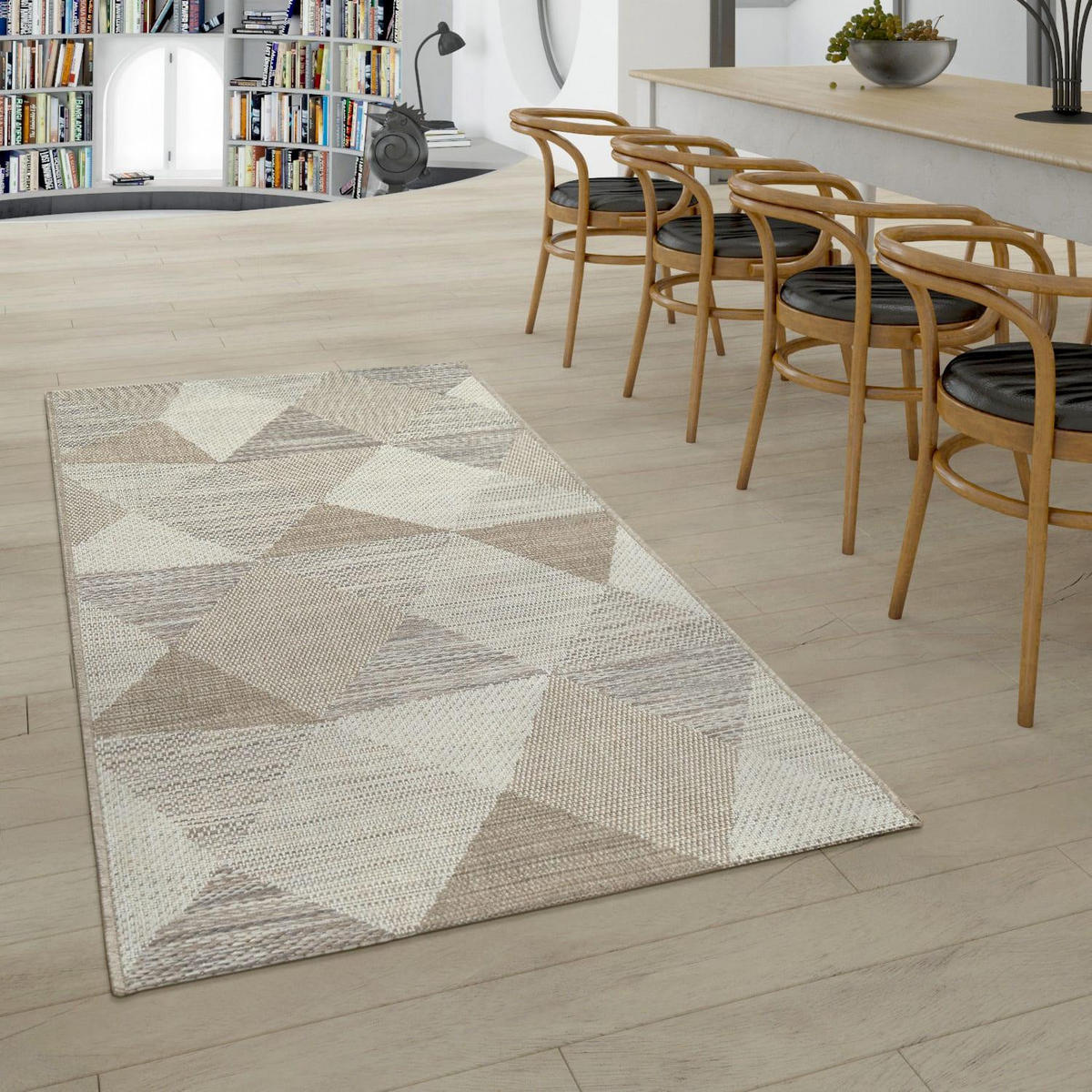OUTDOOR-TEPPICH KORTRIJK 743 BEIGE 80X150 - Beige, Kunststoff (80/150cm) - Paco Home