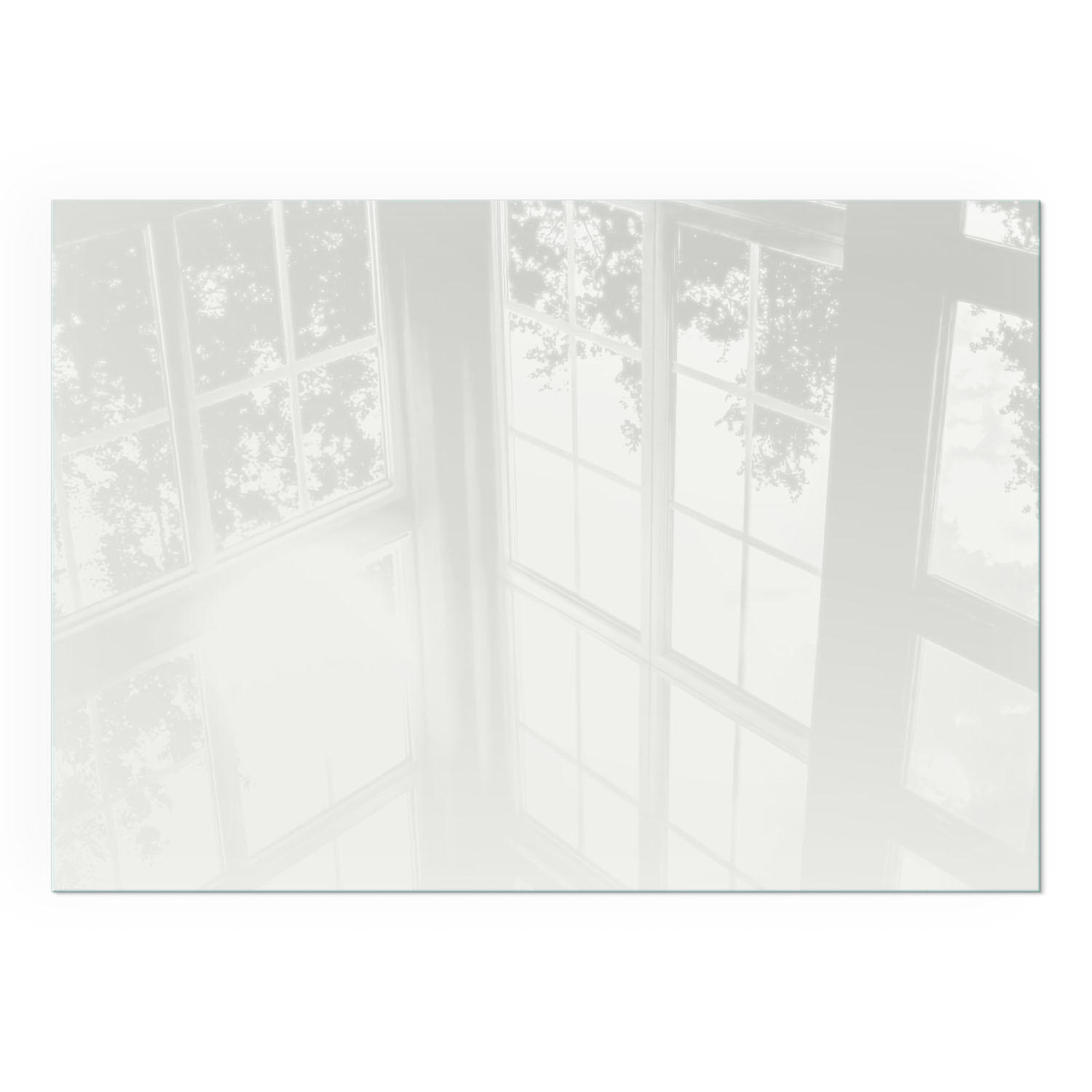 GLASPLATTE für Kamin 100x70 cm - Grau, Glas (100/70/0.4cm) - TULUP