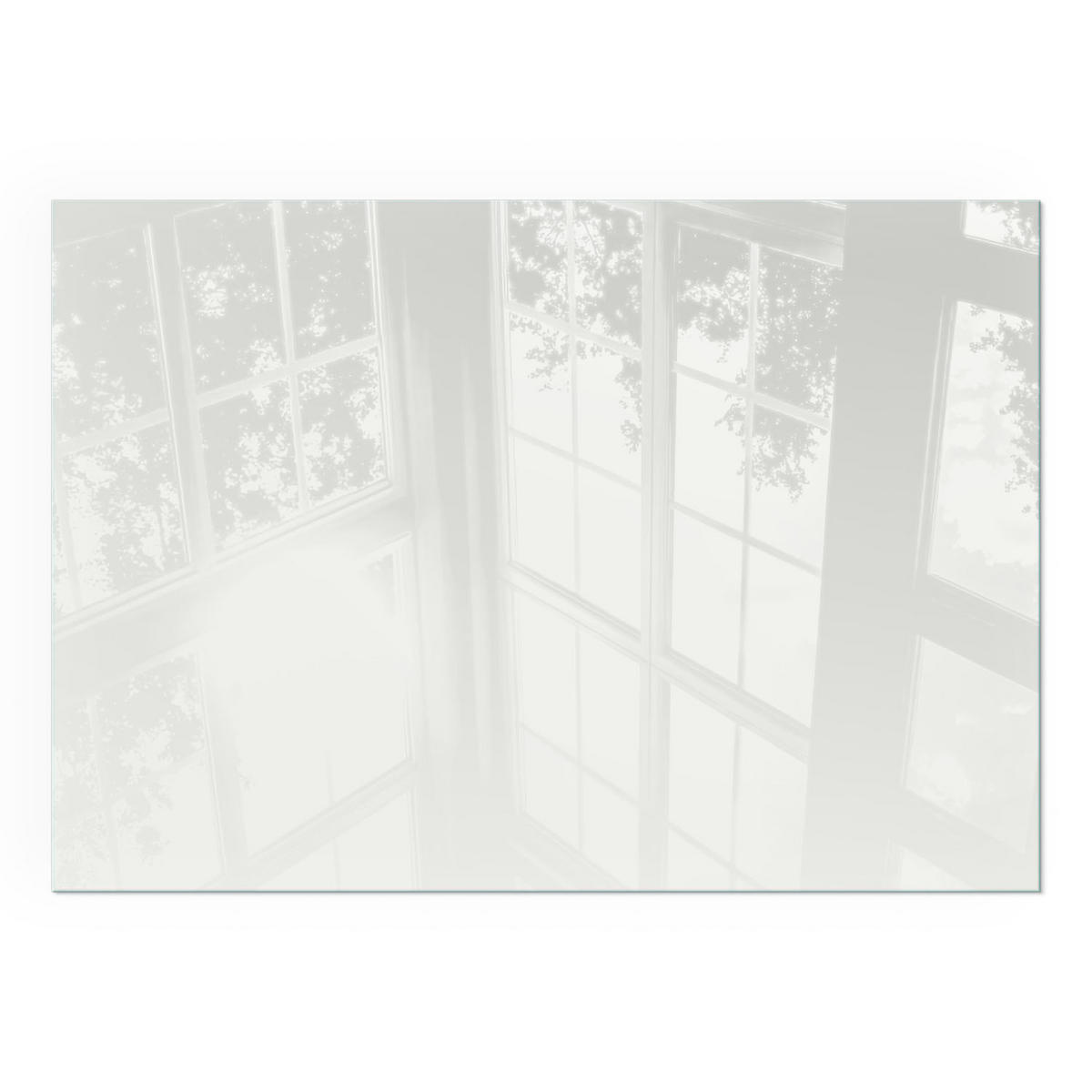 GLASPLATTE für Kamin 100x70 cm - Grau, Glas (100/70/0.4cm) - TULUP