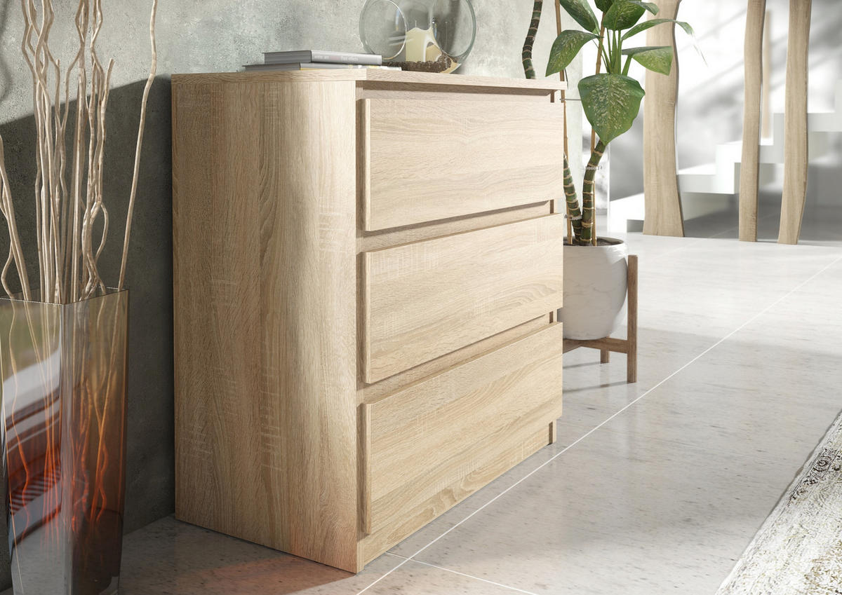 KOMMODE Sonoma 70/79/39 - Sonoma Eiche, Holzwerkstoff (70/79/39cm) - RAUMHIRSCH FURNITURE