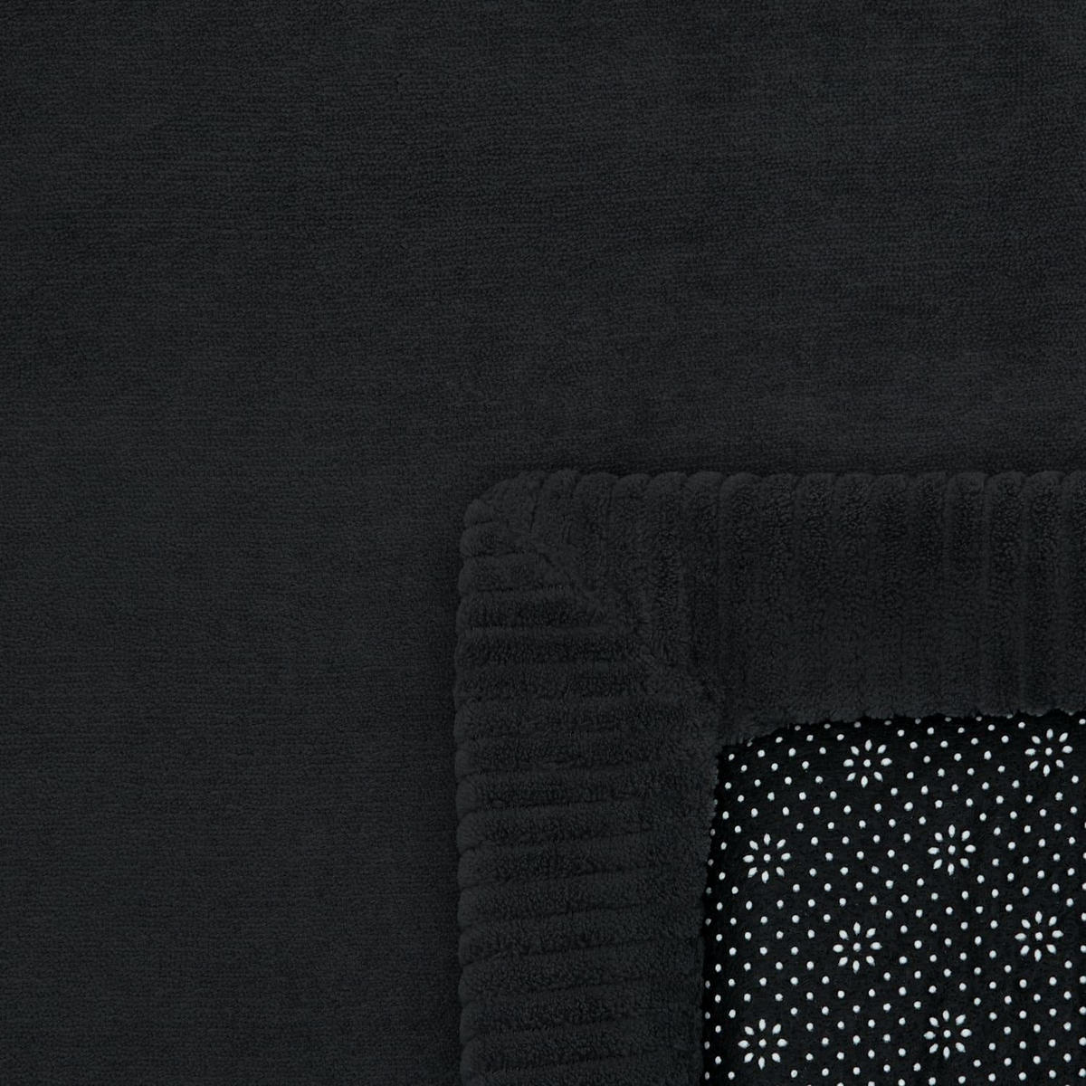 KURZFLOR-TEPPICH TATAMI 475 SCHWARZ 160X220 - Schwarz, Kunststoff (160/220cm) - Paco Home