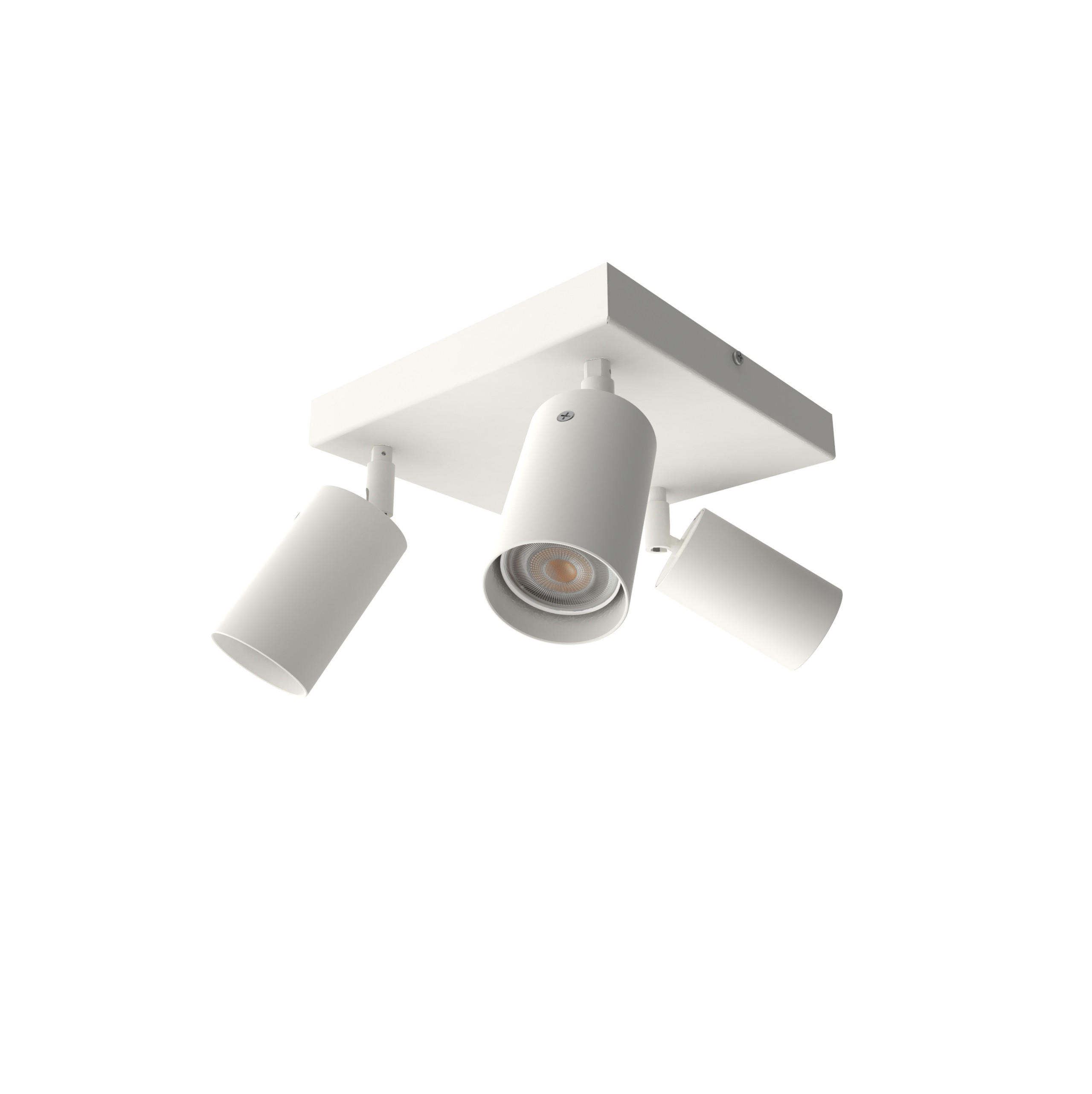 STRAHLER - Weiß, Metall (30/30/15cm) - Lumicom