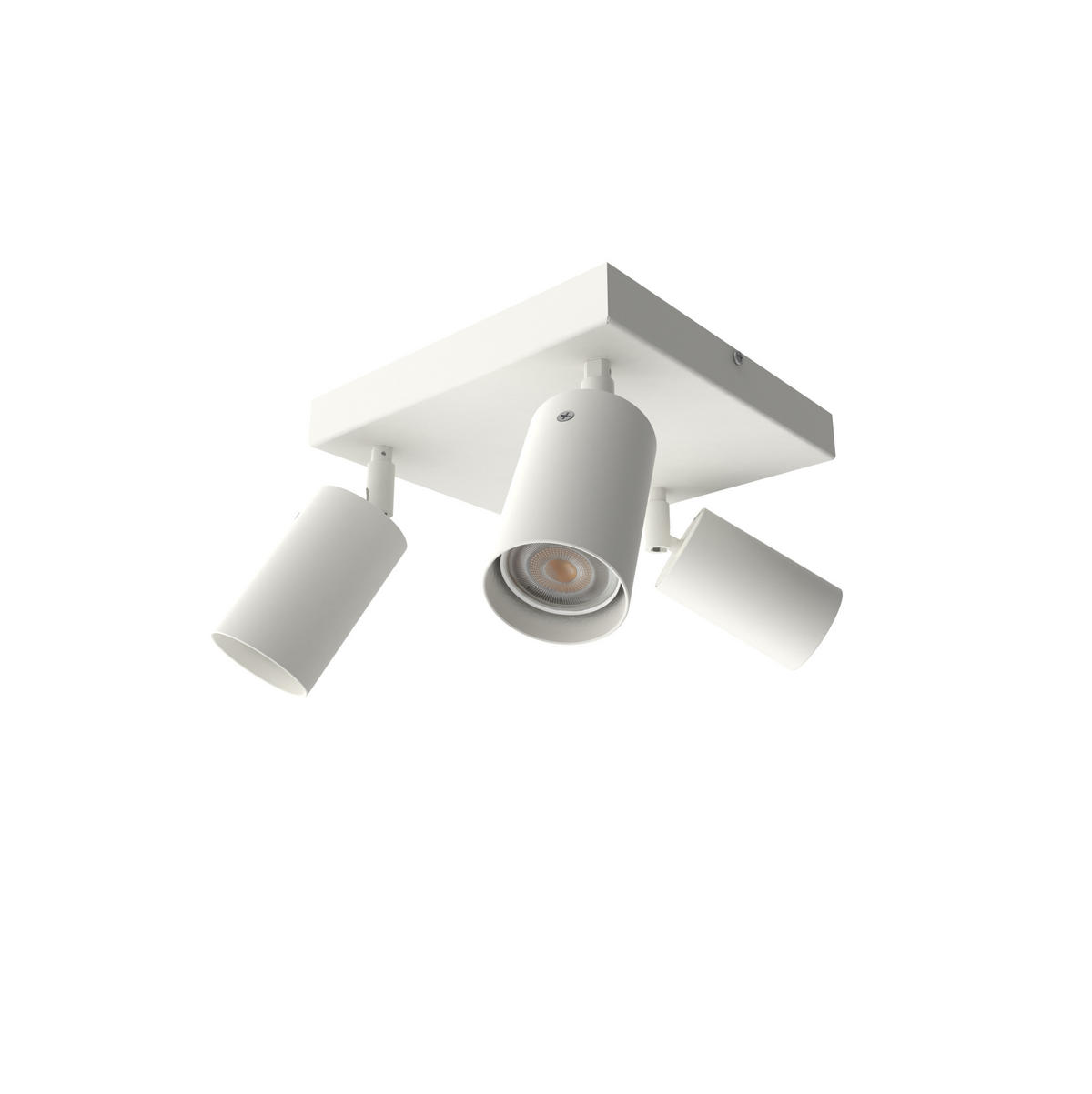 STRAHLER - Weiß, Metall (30/30/15cm) - Lumicom
