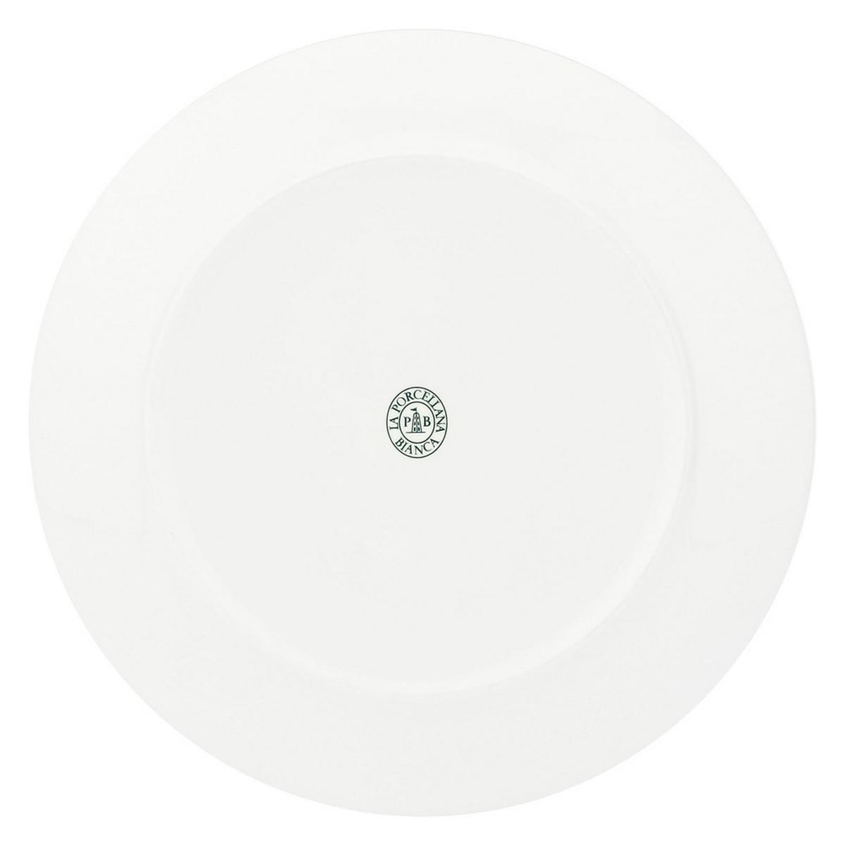 TELLER Weiß 27/27/2 cm P00420001CZ - Weiß, Keramik (27cm) - La Porcellana Bianca 