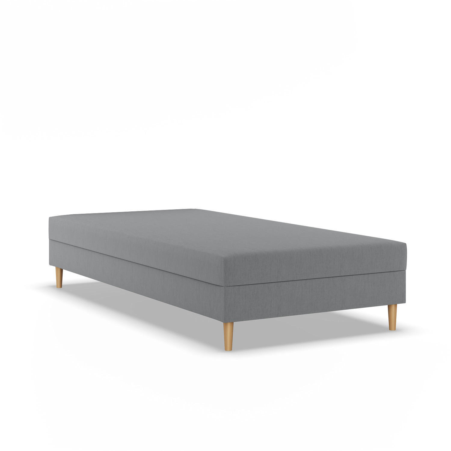 BOXBETT 80x200 CASPE, Grau - Hellgrau, Textil (80/200cm) - Mebligo