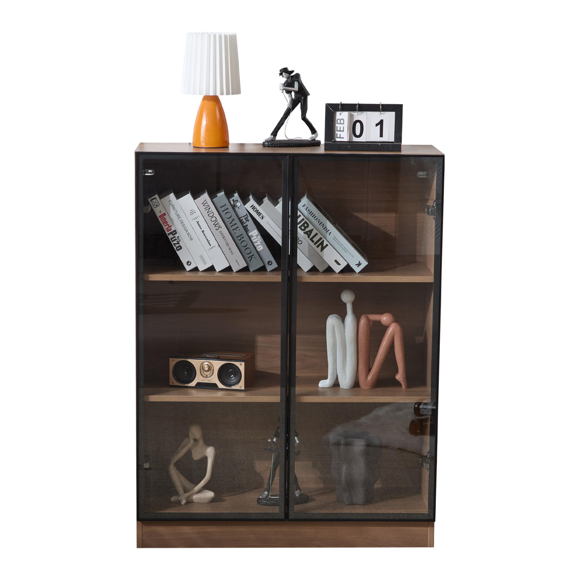 Ivmeu Glasvitrine Natur 32x106x80 cm