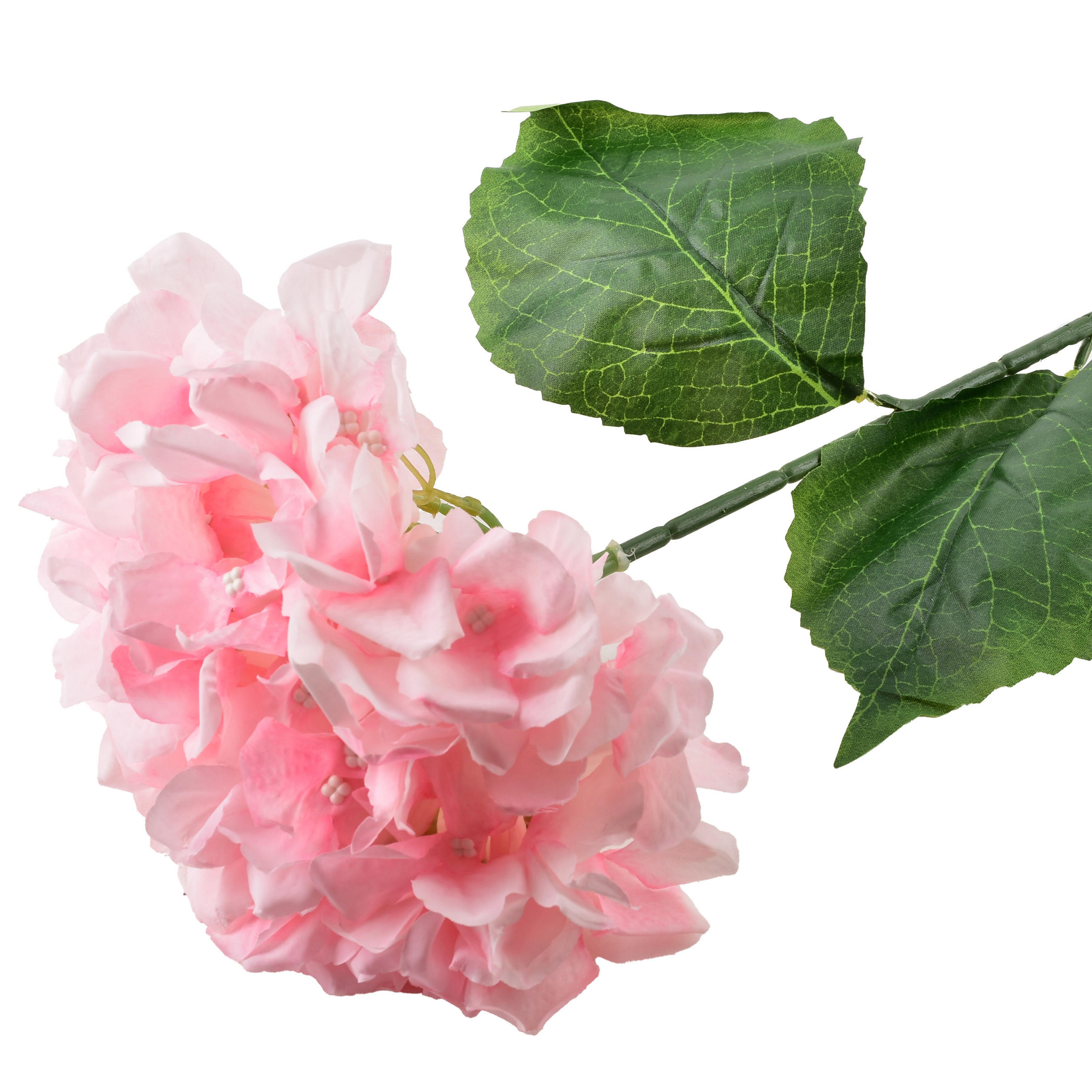 KUNSTBLUME Virdis Hortensia Rosa 73/73/73 cm Kunstoff - Rosa, Kunststoff (73cm) - Mondex